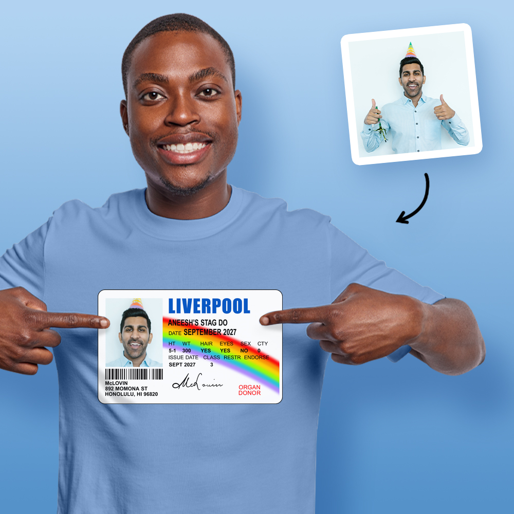 McLovin Superbad Photo T-shirt – Photo, Text, Location on Black T-shirt