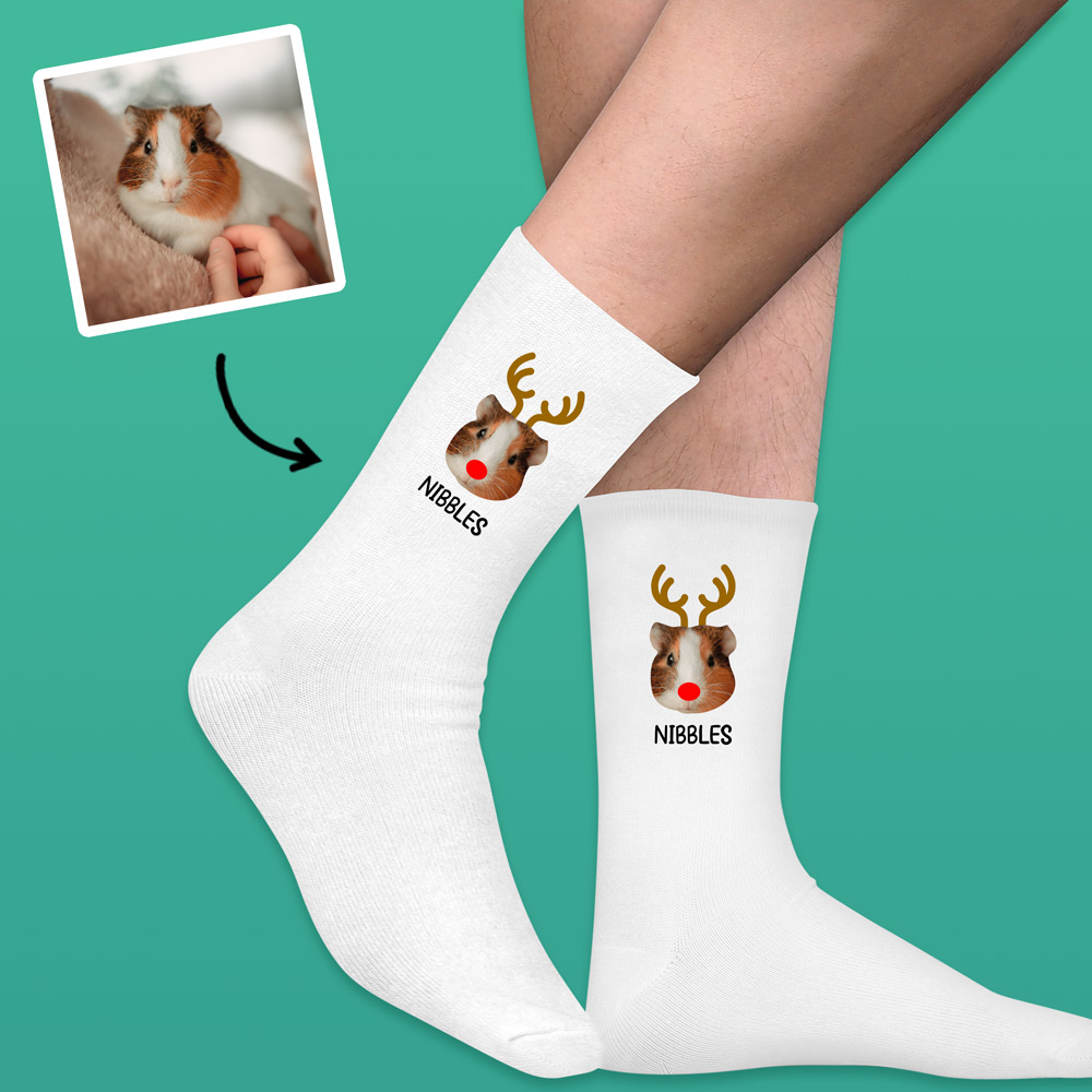 Pet Reindeer Socks