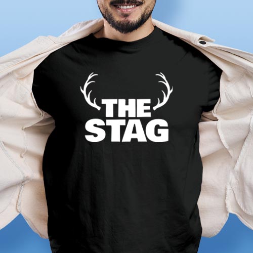 Stag T-Shirt - Antlers Design T-Shirt