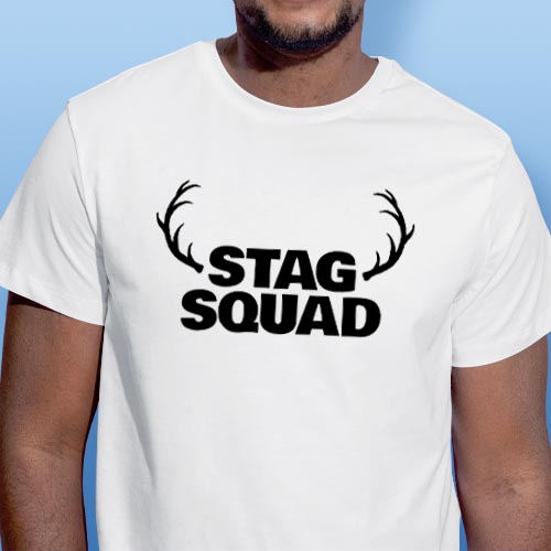 Stag Squad T-Shirt - Antlers Design T-Shirt