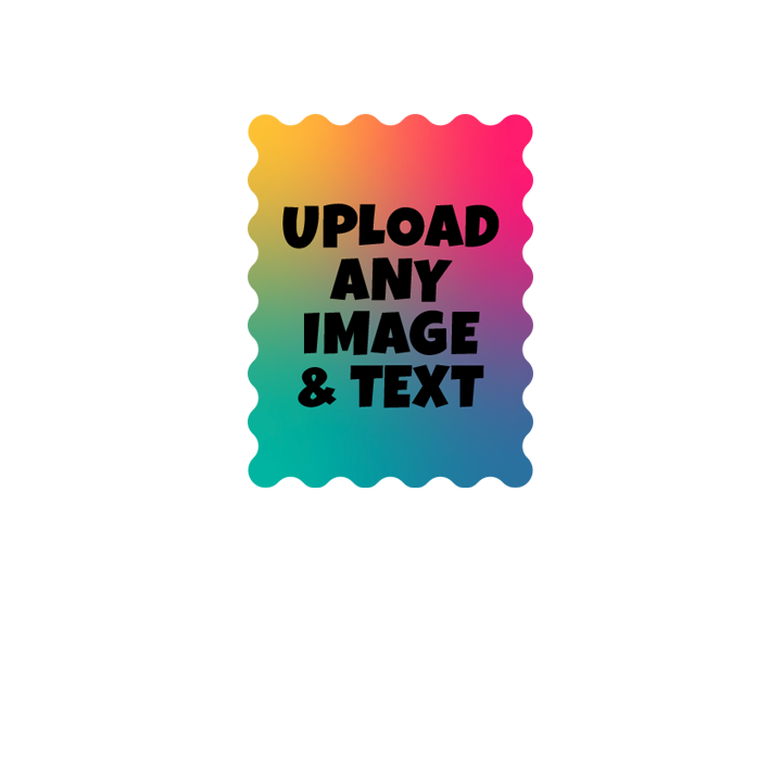 Upload Your Own T-Shirt - back view'