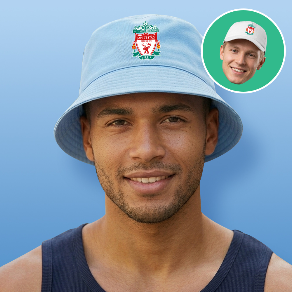LIV Football Badge Bucket Hats & Caps