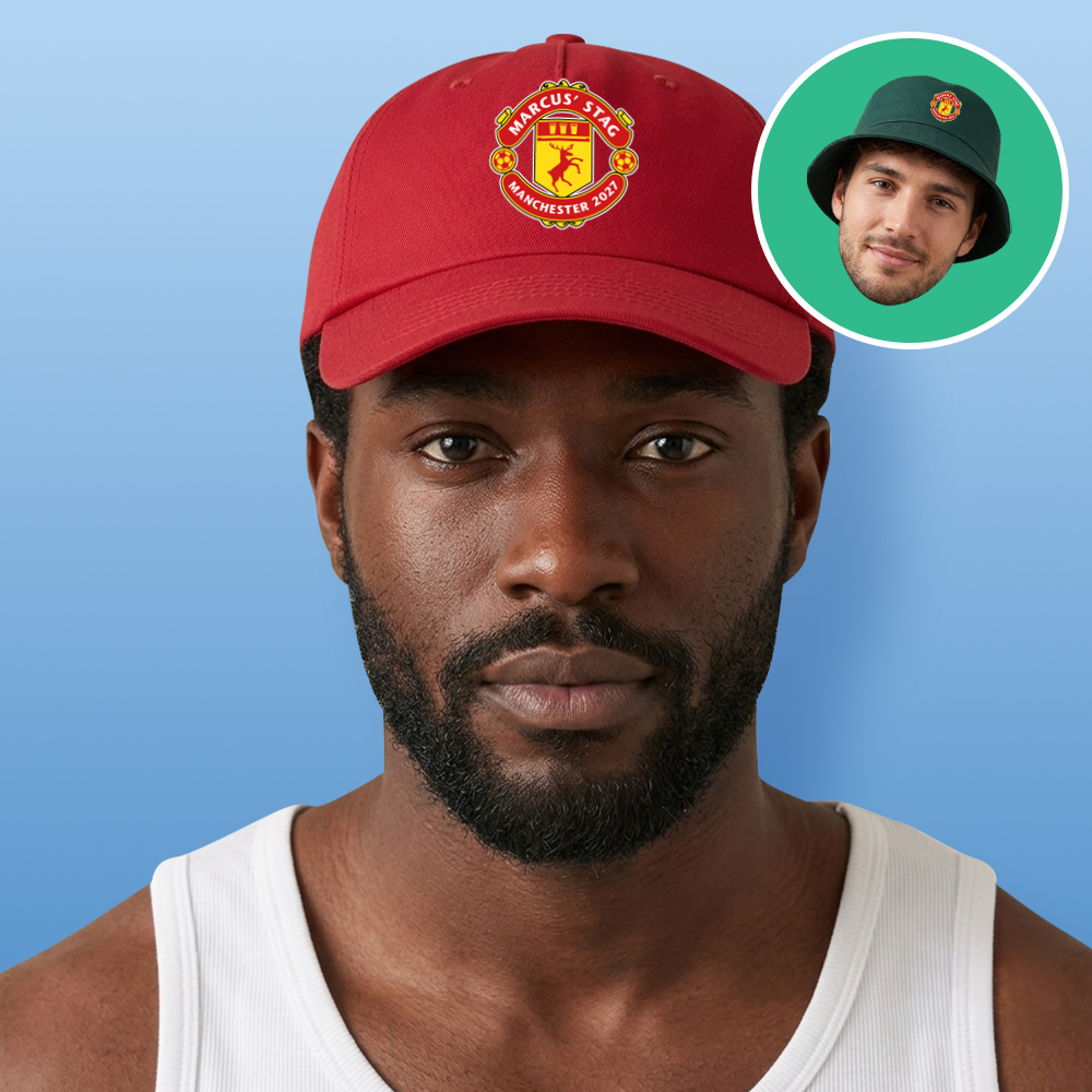 MCR Football Badge Bucket Hats & Caps