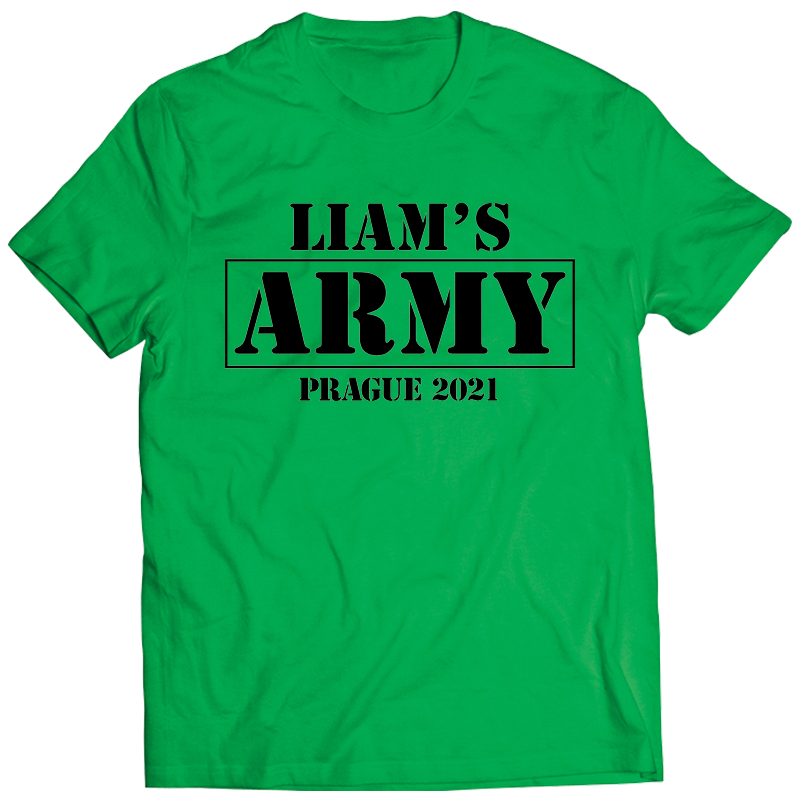 Army Stag Do T-Shirt - front view
