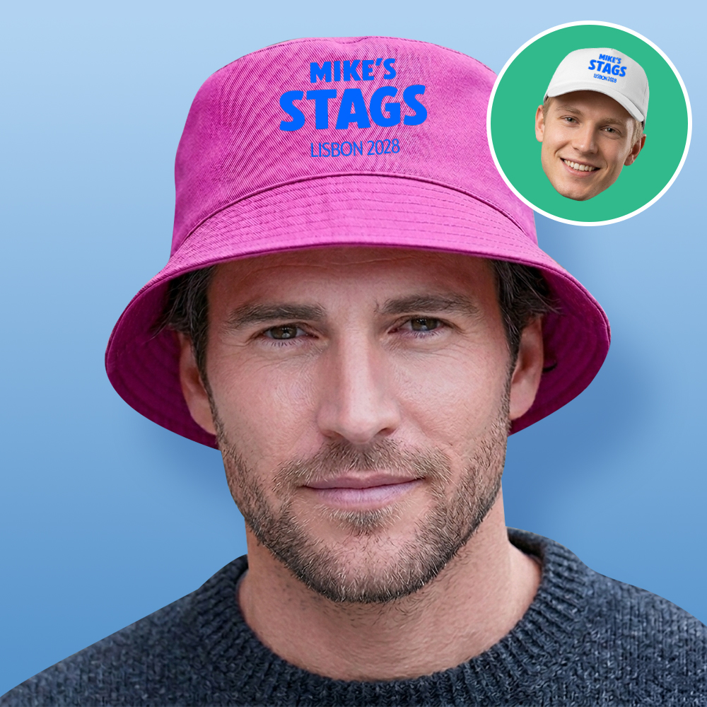 Big Type Stag Bucket Hats & Caps