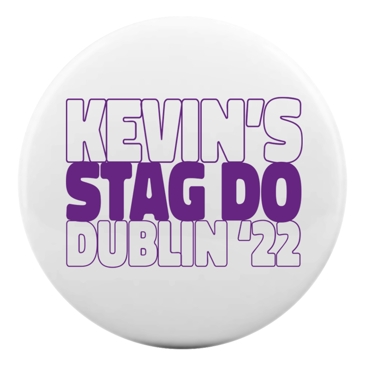 Chunky Stag Badge - front view