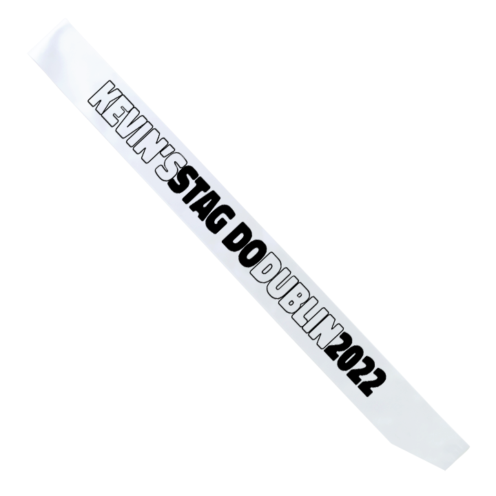 Chunky Stag Sash - front view