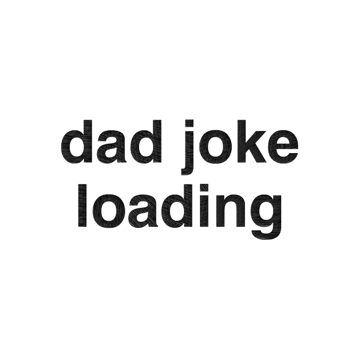 Dad Joke Loading Hat - zoom view'