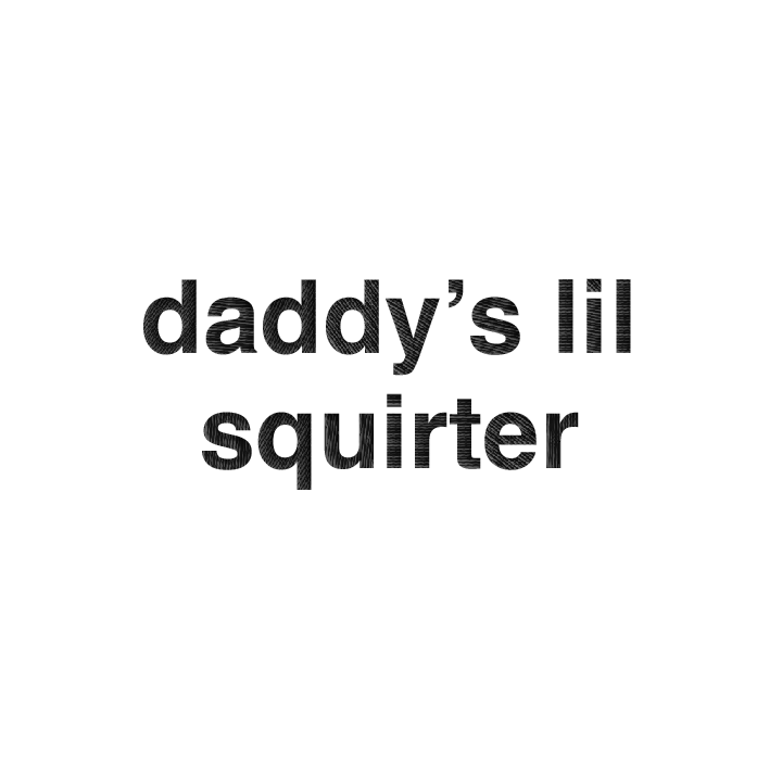 Daddys Lil Squirter Hat - zoom view'
