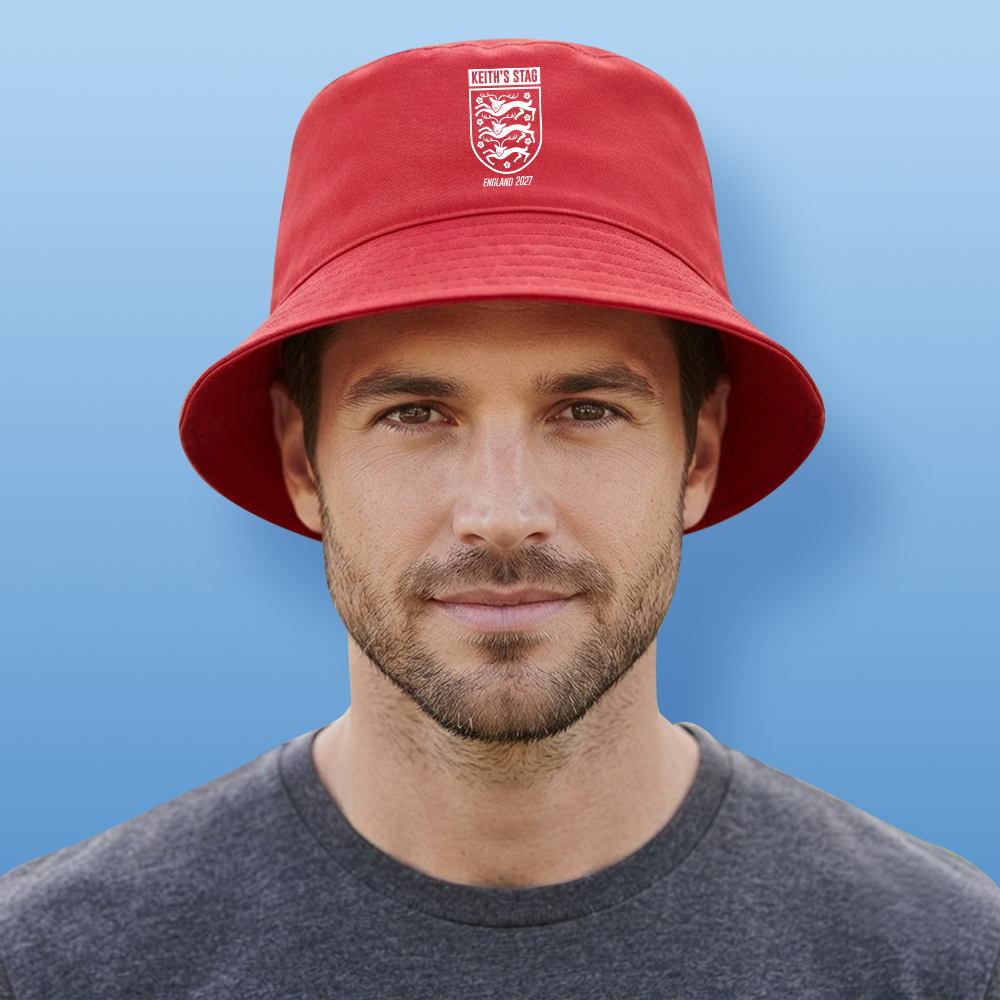 England Football Stag Bucket Hats & Caps