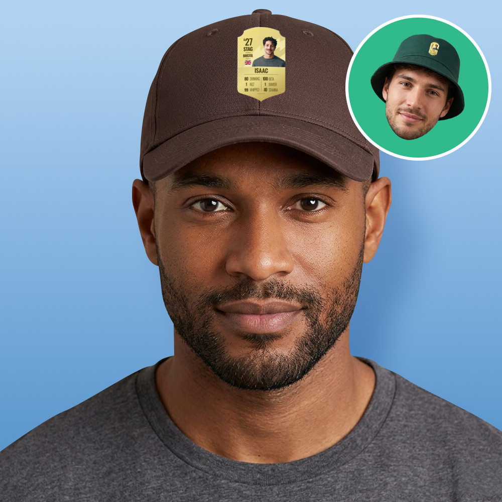 Football Card Bucket Hats & Caps