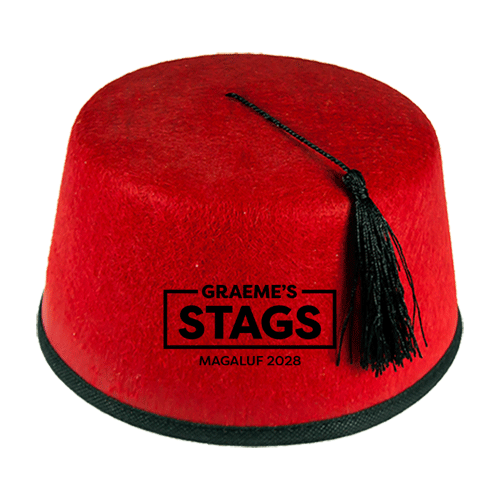 Framed Stag Novelty Hats