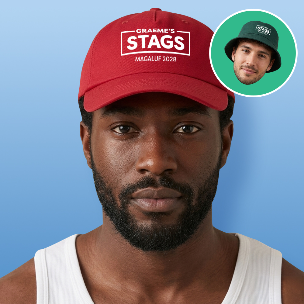 Framed Stag Bucket Hats & Caps