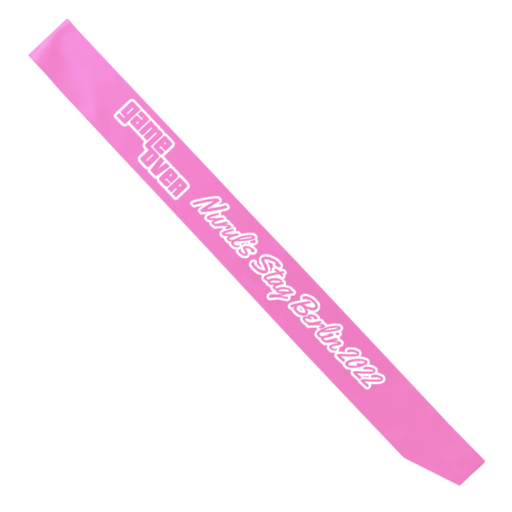 Game Over GTA Sash - front view