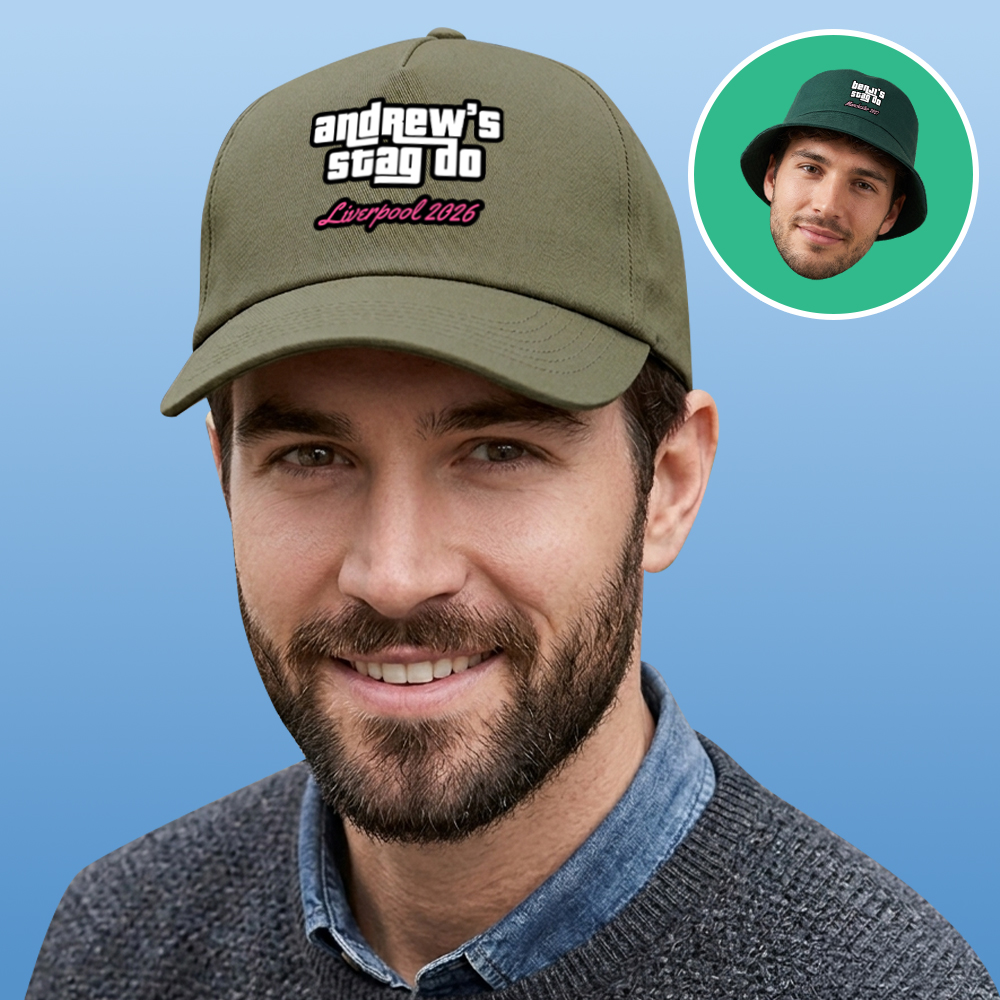 GTA Photo Collage Bucket Hats & Caps