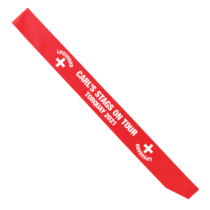 Lifeguard Sash - front view