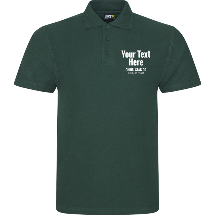 Make Your Own Polo T-Shirt - front view