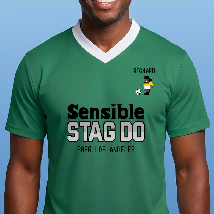 Sensible Stag Football T-Shirt