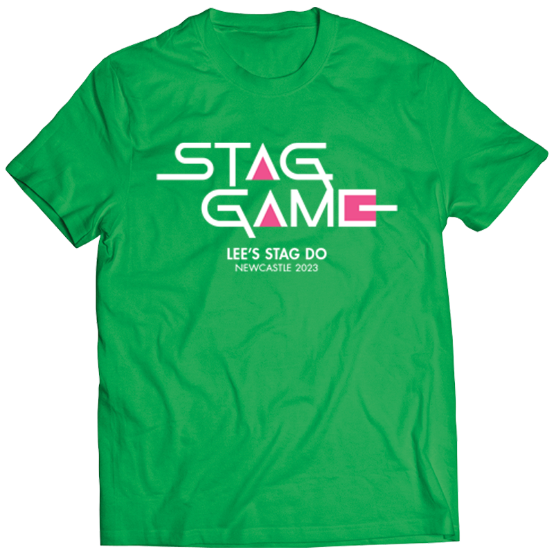 Squid Game Stag Do T-Shirt - front view
