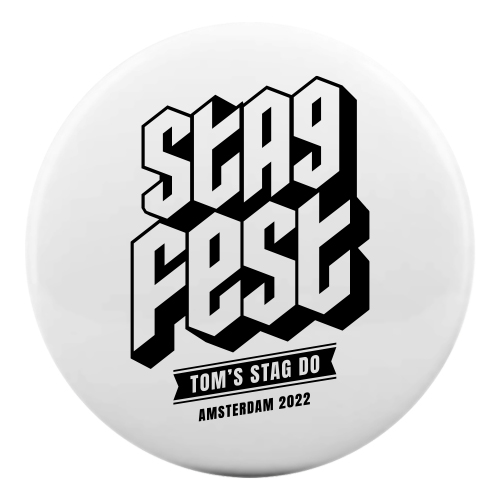 Stag Fest Badge