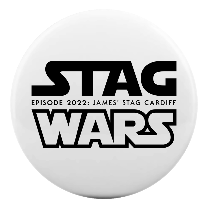 Stag Wars Badge - front view