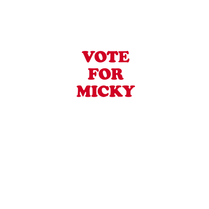 Vote For T-Shirt - front view