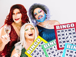 Drag queens and bingo cards