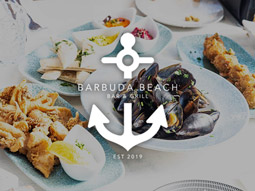 Different meals with seafood at BARBUDA in Magaluf