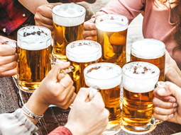 Bottomless beer in Ibiza