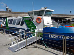 The boat used to cruise the river in Belfast
