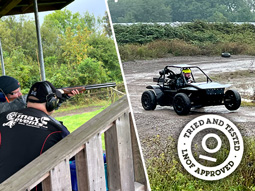 Clay pigeon shooting and rage buggies