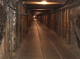 An empty salt mine