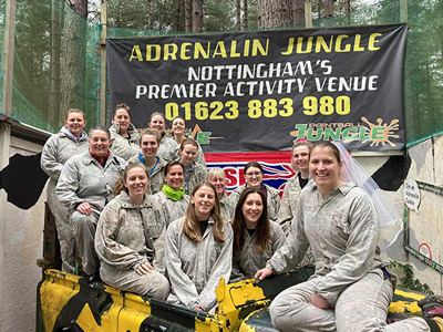  Jungle Combo - Multi Activity Day - Rank #1 Daytime Nottingham Hen Activities