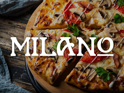 A vegetarian pizza as part of a three course meal at Milano in Dublin