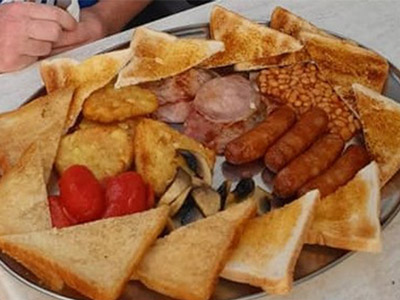 Man Vs Food Breakfast Challenge - Rank #5 Typical Benidorm Stag Activities