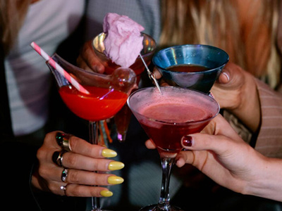 Four cocktails from Cl9ud in Belfast