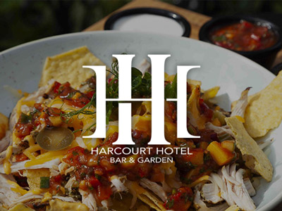 A photo of a tortilla based dish at the Harcourt Hotel