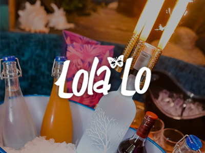 A bucket full of spirits and sparklers at Lola Lo