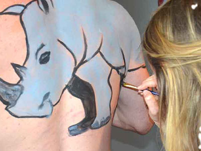 Galway Body Painting - Fizz Friday