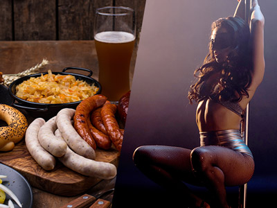 Berlin Hangover Lunch with Strip Show 