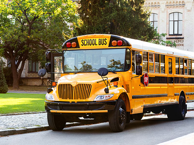 Hamburg American School Bus