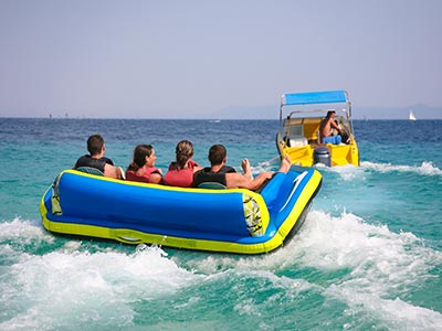 Inflatable Crazy Sofa Ride - Rank #4 Unusual Barcelona Stag Activities