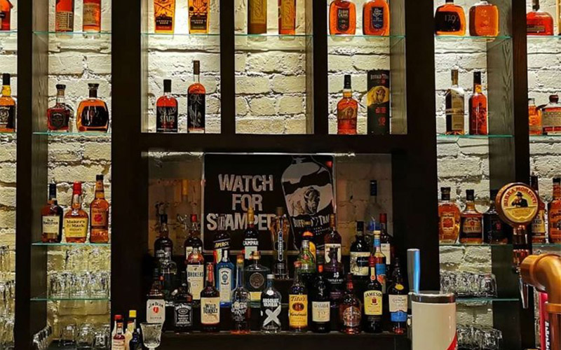 Try four different Bourbon whiskies 