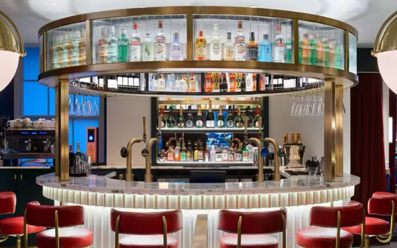 The bar here is super classy 