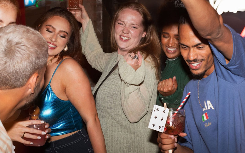 Live it up at this popular party bar 