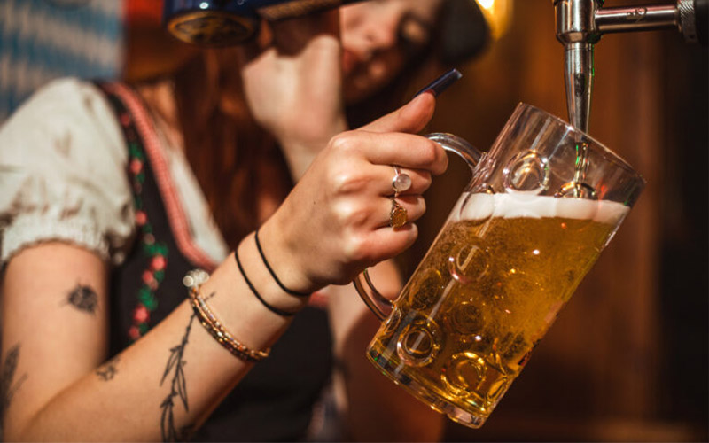 Get a beer tower and a round of shots 