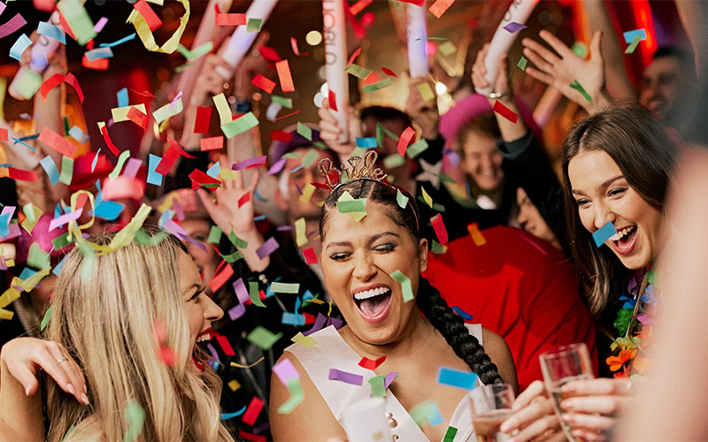 This place is known for its colourful cocktails 