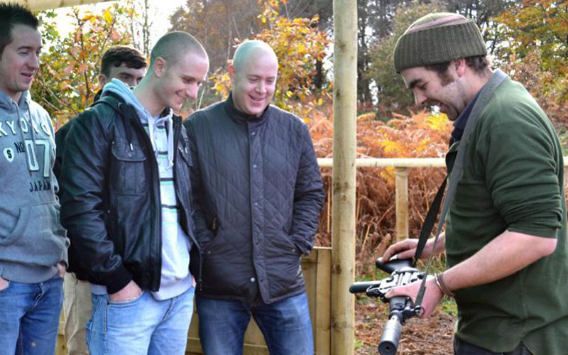 Learn how to wield and fire assault rifles 