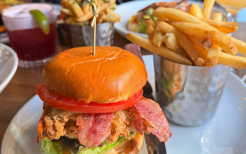 Enjoy a two course brunch 