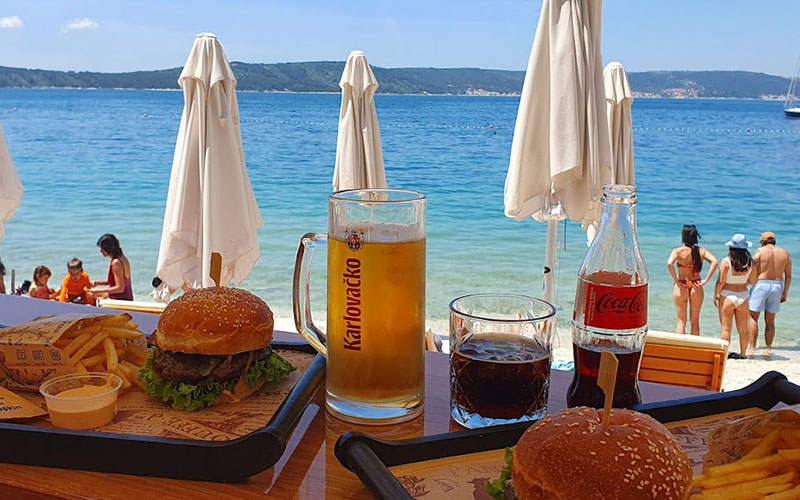 Get yourself some tasty food to enjoy with a view 